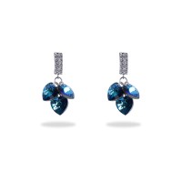 Lootkabazaar Korean Made Swarovski Drop Earring For Women (KHMSSJDES111808)